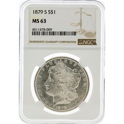 1879-S NGC MS63 Morgan Silver Dollar