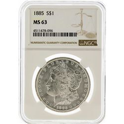 1885 NGC MS63 Morgan Silver Dollar