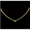 Image 1 : 1.00 ctw Diamond Necklace - 14KT Yellow Gold