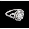 Image 1 : 1.25 ctw Diamond Ring - 14KT White Gold