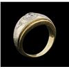 Image 4 : 14KT Yellow Gold 0.18 ctw Diamond Ring