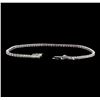 Image 3 : 18KT White Gold 2.51 ctw Diamond Tennis Bracelet