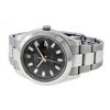 Image 3 : Rolex Mens SS 41MM Dark Rhodium Baguette Diamond Datejust 2 Oyster Band Wristwat