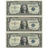 Image 1 : 1957 $1 AU/Unc Silver Certificate Currency Lot of 3