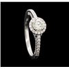 Image 4 : 0.81 ctw Diamond Ring - 14KT White Gold