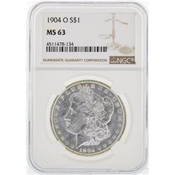 1904-O NGC MS63 Morgan Silver Dollar