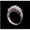 Image 4 : 14KT White Gold 1.07 ctw Diamond Ring