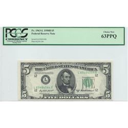 1950B $5 Federal Reserve Note