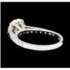 Image 3 : 1.07 ctw Diamond Ring - 14KT White Gold