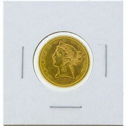 1886-S $5 Liberty Gold Coin BU