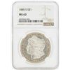 Image 1 : 1880-S MS63 NGC Morgan Silver Dollar