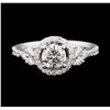 Image 2 : 1.37 ctw Diamond Ring - 14KT White Gold