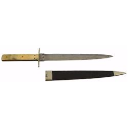 A. Feist & Co English Steel Spear Point Bowie