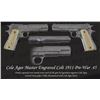 Image 1 : Cole Agee Master Engraved Colt 1911 Pre-War .45