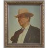 Image 1 : Texas Ranger Frank Hamer Oil Painting Portrait
