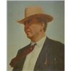 Image 2 : Texas Ranger Frank Hamer Oil Painting Portrait