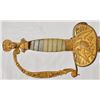 Image 2 : Gold Gilt Militia Sword Circa 1840s