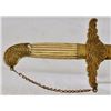 Image 2 : Gold Gilt Militia Sword Circa 1840s