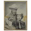 Image 1 : Autographed Photo of Roy Rogers & Dale Evans
