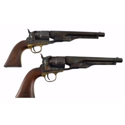 Cased Pair of Colt 1860 Army Revolvers US Cavalry