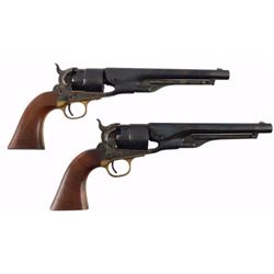 Cased Pair of Colt 1860 Army Revolvers US Cavalry