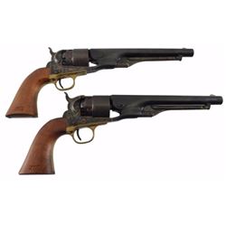 Cased Pair of Colt 1860 Army Revolvers US Cavalry