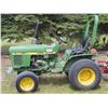 Image 2 : 1986 John Deere 650 Tractor MFWD , 1285 hrs 3 PTH ,PTO ,Diesel ,One Owner