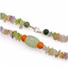 Image 2 : Natural Jade Pendant & Gemstone beads 150 cts Necklace
