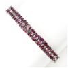 Natural Rhodolite Garnet 96 Carats Bracelet
