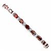 Image 1 : Natural Orange Garnet Tanzanite 69.90 Cts Bracelet