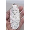 Image 1 : Hand Carved Wolf Family Pendant