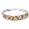 Image 1 : Natural Fancy Color Sapphire 115 Carats Bangle