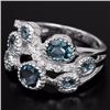 Image 1 : Natural London Blue Topaz Ring