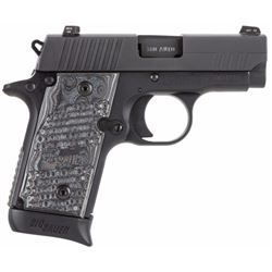 Sig Sauer 238380XTMBLK P238 Extreme 380 ACP 2.7" 7+1 Gray G-10 Grip Black