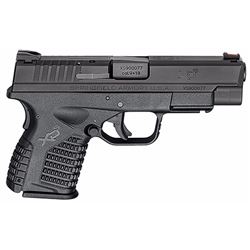 Springfield Armory XDS9409BE XD-S Essential 9mm DAO 4" 7+1 Black Polymer Grip