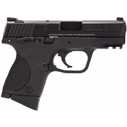 Smith & Wesson 206304 M& P 9 Compact Double 9mm Luger 3.5" 12+1 Black Interchangeable Backstrap Grip