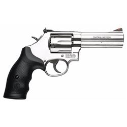 Smith & Wesson 164222 686 Distinguished Combat Single/Double 357 Magnum 4" 6 Black Synthetic Stainle