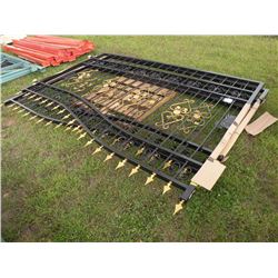 Pair of wrought iron gates