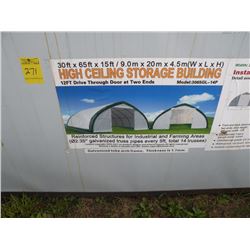 30x65x15 storage building -New