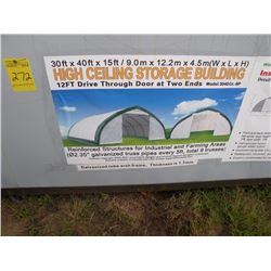 30x40x15 storage building -New