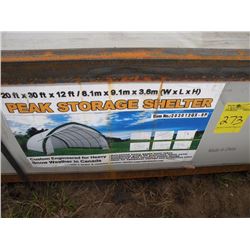 20x30x12 storage shelter -New