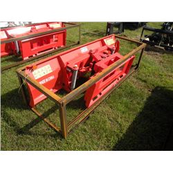 7ft hydro-turn skid steer plow -New