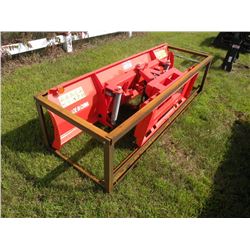 7ft hydro-turn skid steer plow -New