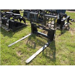 48" Stout walk-thru pallet forks -New