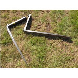 Pair of used 48" forklift forks