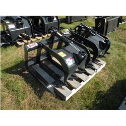 Stout 66" twin cylinder brush grapple -New