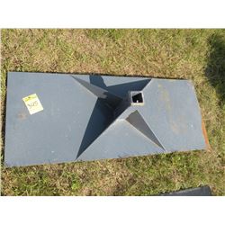 Skidloader receiver plate -New