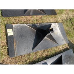 Skidloader receiver plate -New