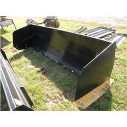 10ft snowpusher for skidloader -New