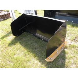 6ft snowpusher for skidloader -New
